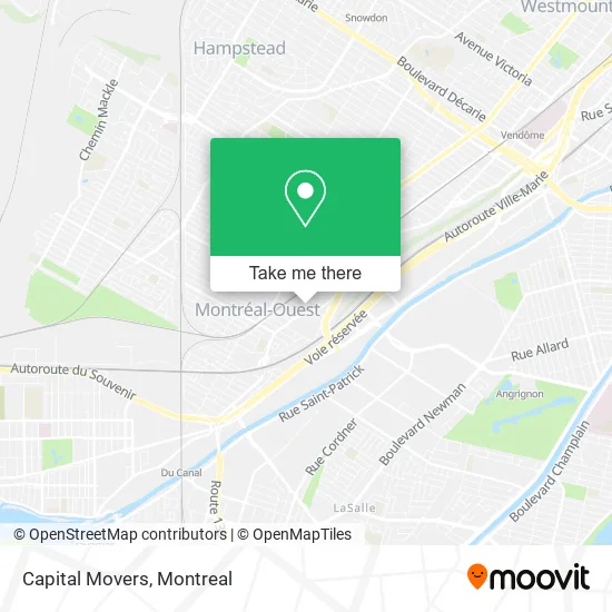 Capital Movers map