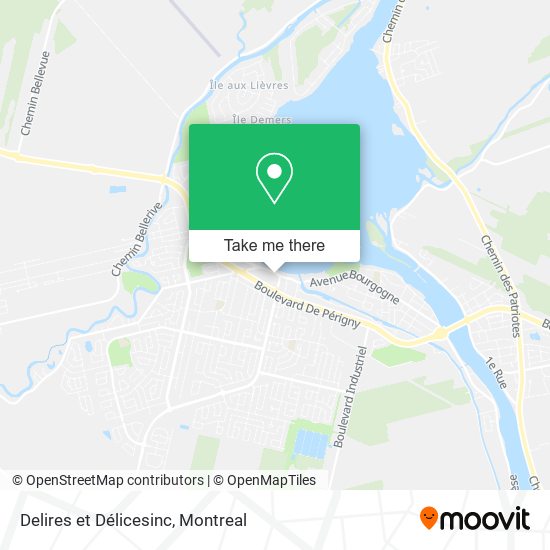 Delires et Délicesinc map