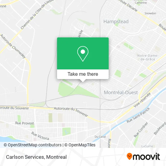 Carlson Services map