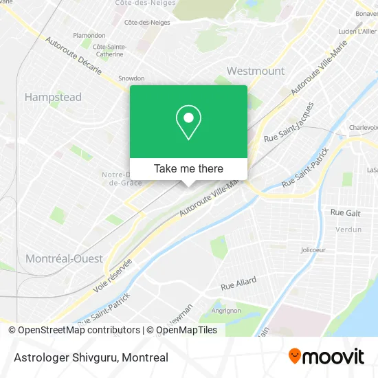 Astrologer Shivguru map