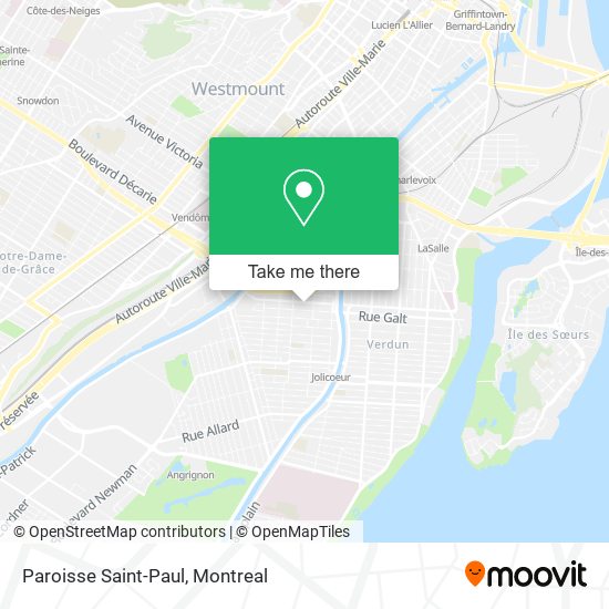 Paroisse Saint-Paul map