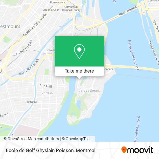 École de Golf Ghyslain Poisson map