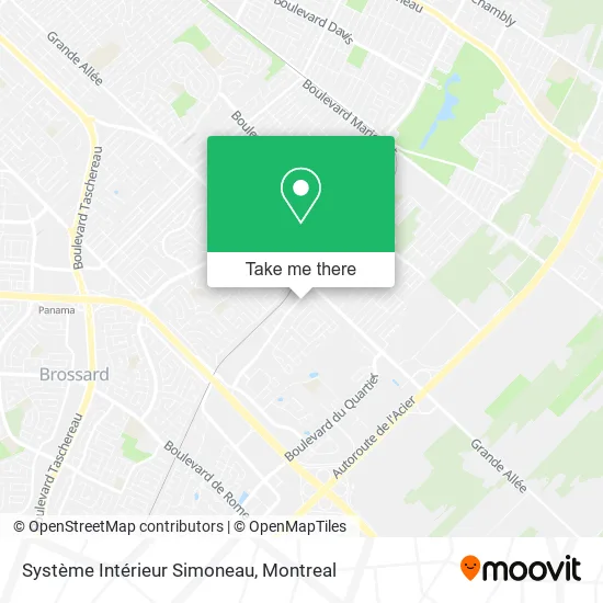 Système Intérieur Simoneau map