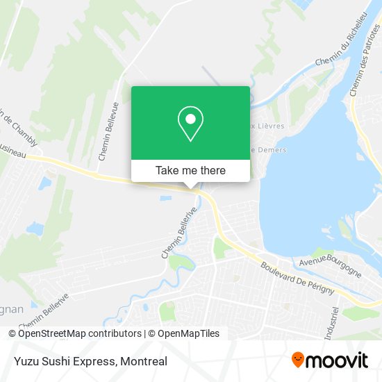 Yuzu Sushi Express map