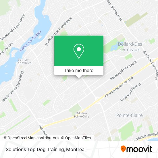 Solutions Top Dog Training map