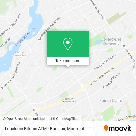 Localcoin Bitcoin ATM - Bonisoir map