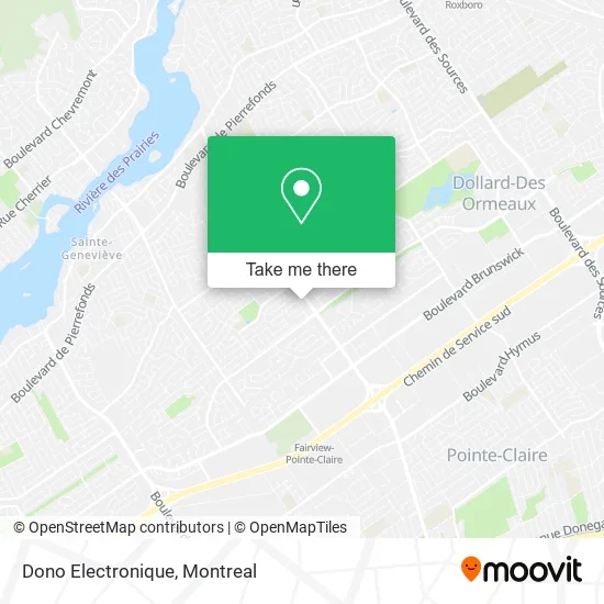 Dono Electronique map