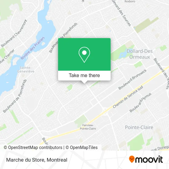 Marche du Store map