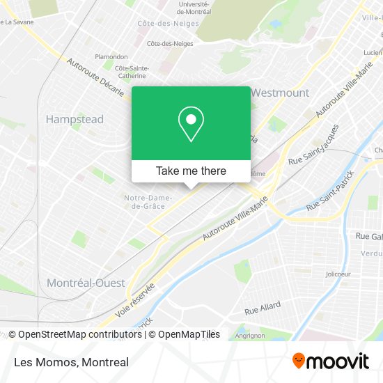 Les Momos map