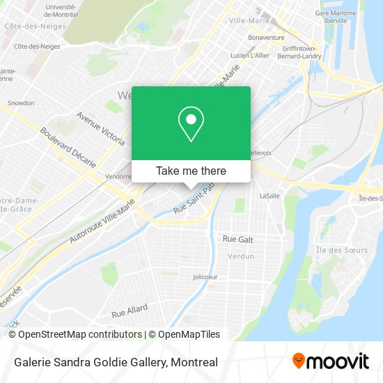 Galerie Sandra Goldie Gallery map
