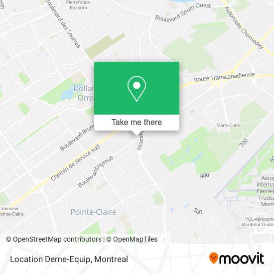 Location Deme-Equip map