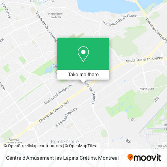 Centre d'Amusement les Lapins Crétins map