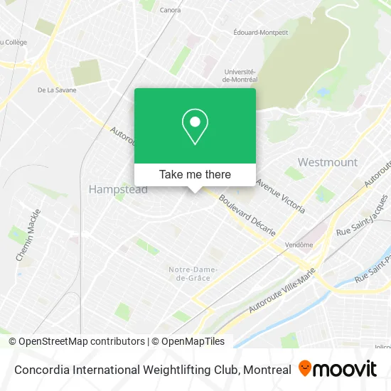 Concordia International Weightlifting Club map