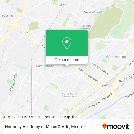 Harmony Academy of Music & Arts map