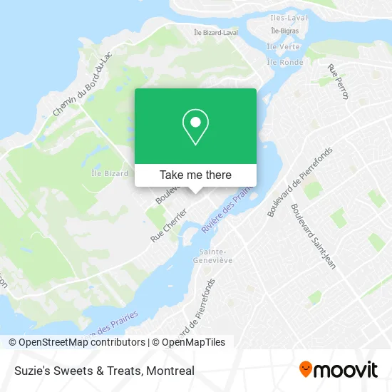 Suzie's Sweets & Treats map