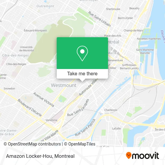 Amazon Locker-Hou map