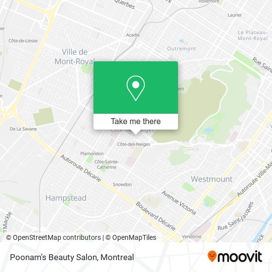 Poonam's Beauty Salon map