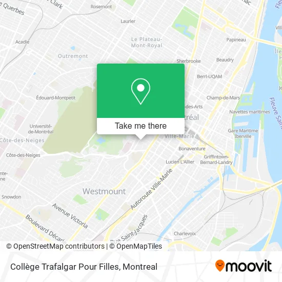 Collège Trafalgar Pour Filles map