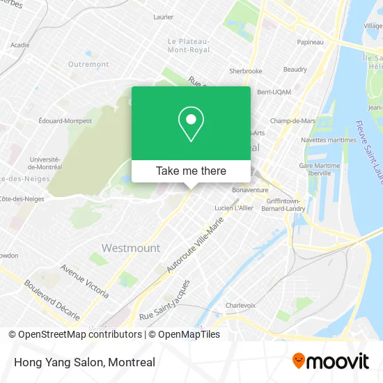 Hong Yang Salon map