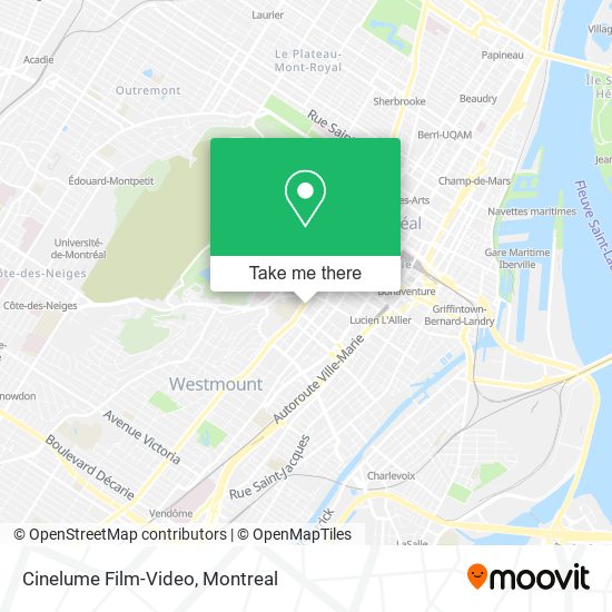 Cinelume Film-Video map