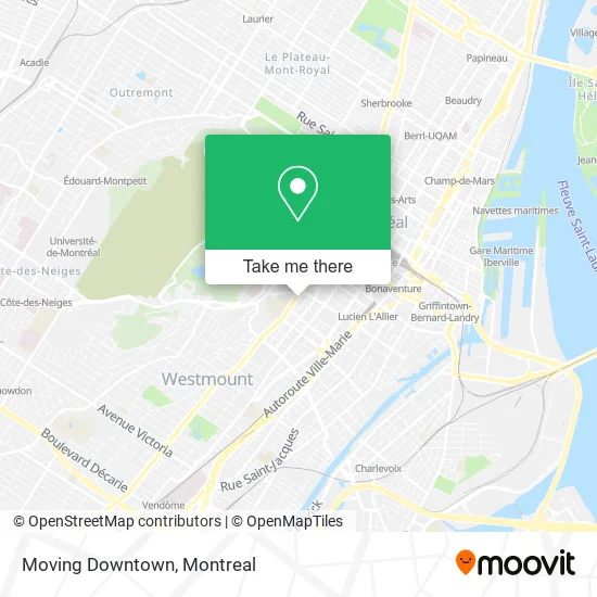 Moving Downtown map