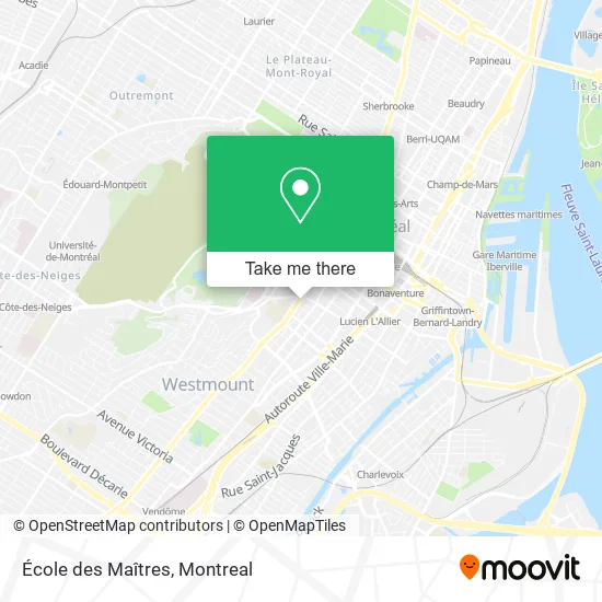 École des Maîtres map