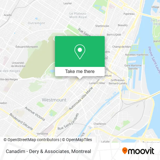 Canadim - Dery & Associates map