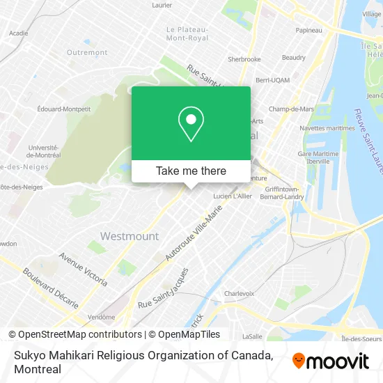 Sukyo Mahikari Religious Organization of Canada map