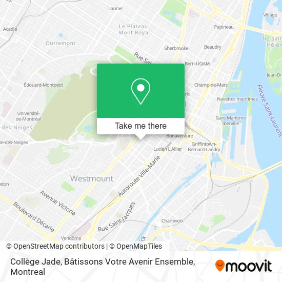 Collège Jade, Bâtissons Votre Avenir Ensemble map