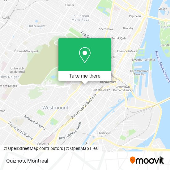 Quiznos map