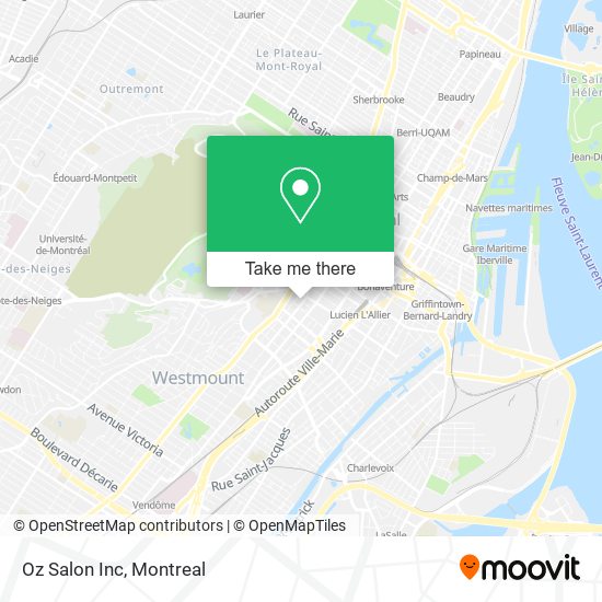 Oz Salon Inc map