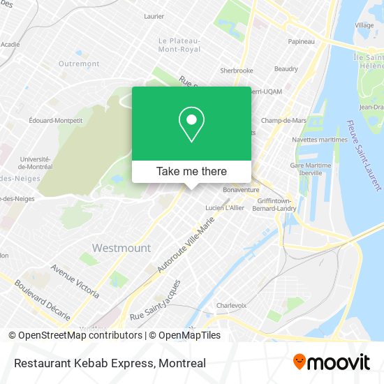 Restaurant Kebab Express map