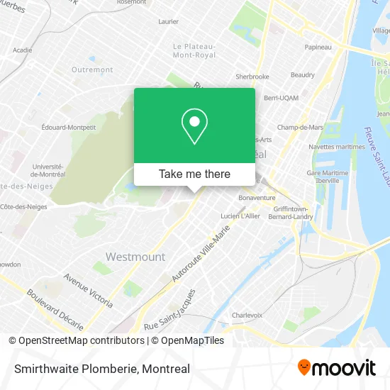 Smirthwaite Plomberie map