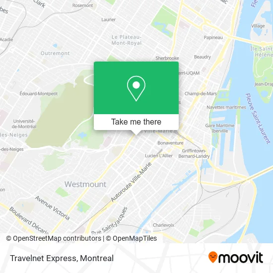 Travelnet Express map