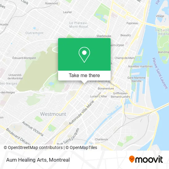 Aum Healing Arts map