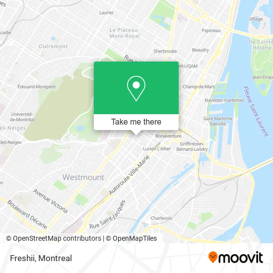 Freshii map