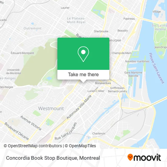 Concordia Book Stop Boutique map