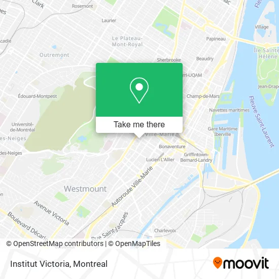 Institut Victoria map