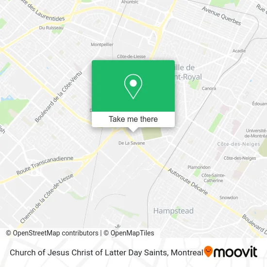Church of Jesus Christ of Latter Day Saints map