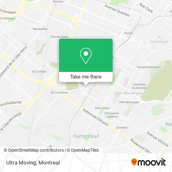 Ultra Moving map
