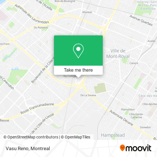 Vasu Reno map