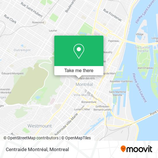 Centraide Montréal map