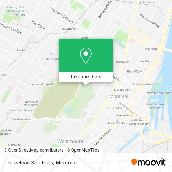 Pureclean Solutions map