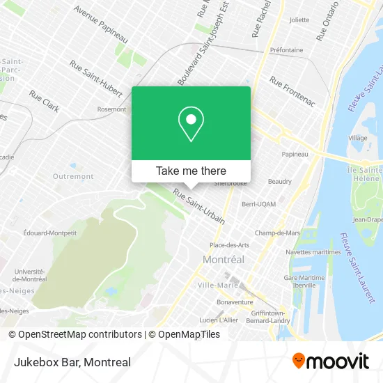 Jukebox Bar map