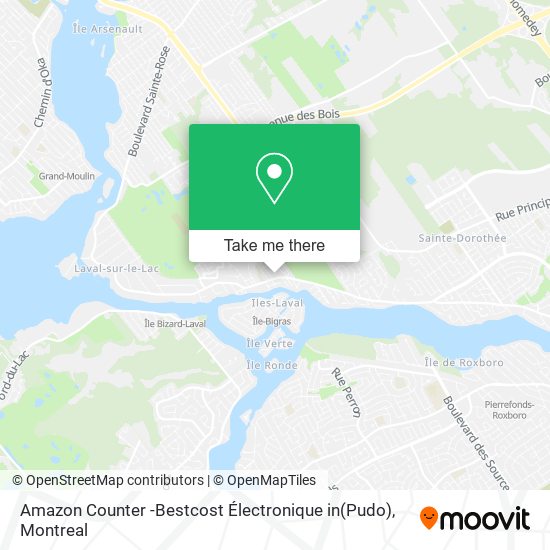Amazon Counter -Bestcost Électronique in(Pudo) map