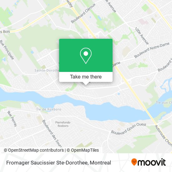 Fromager Saucissier Ste-Dorothee map