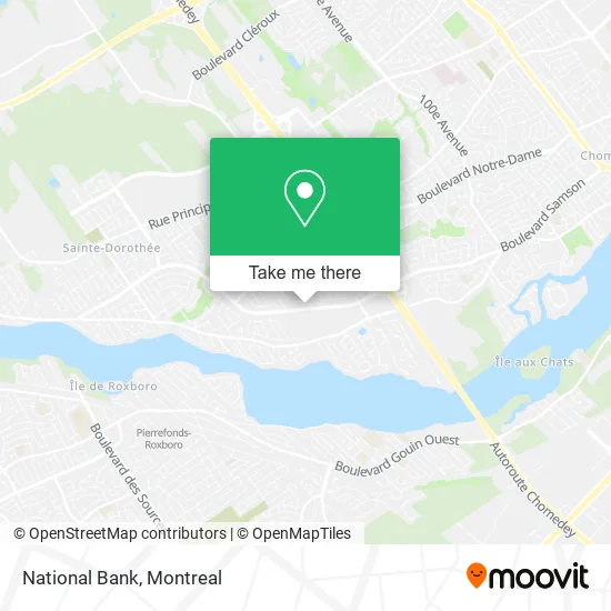 National Bank map