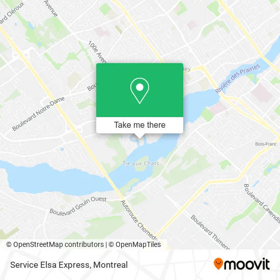 Service Elsa Express map