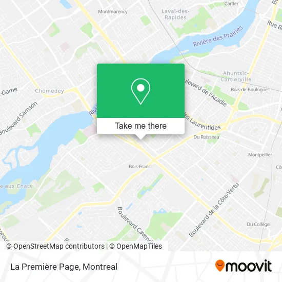 La Première Page map