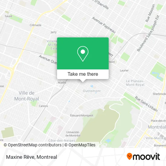 Maxine Rêve map
